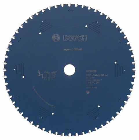 BOSCH CIRCULAR SAW BLADE FERROUS METAL CUTTING 12'' 305 X 2.6MM